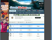 Tablet Screenshot of goalsticker.com